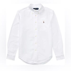 Polo Ralph Lauren Button-Down Oxford White Shirt 3T